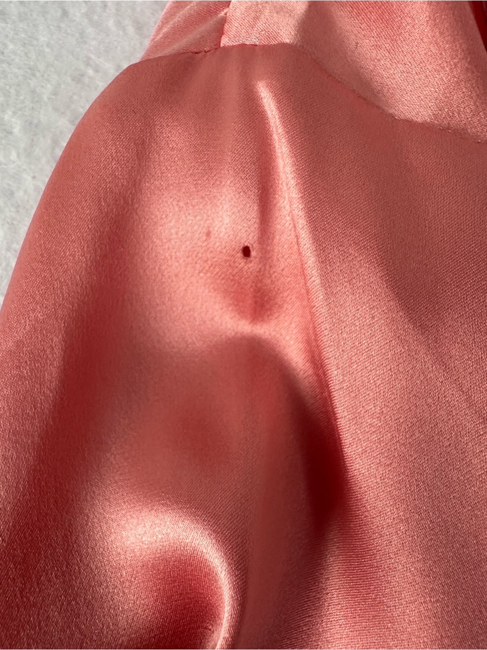 Vintage Victoria’s Secret Gold Label Silk Nightshirt Coral Pink Size L 90’s - Picture 11 of 14